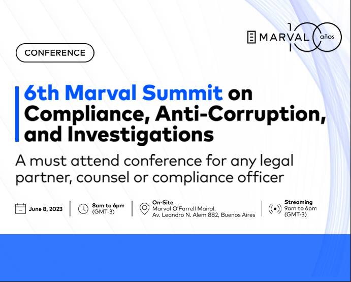 ¡Inscríbete! Asistirán istas expertos de Shopify, Novonor (Odebrecht), Deloitte, IAE Business School, George Washington University, Mattos Filho, Mishcon de Reya, Control Risks y muchas otras organizaciones clave. / Adaptación Miguel Loredo - LexLatin / Marval.