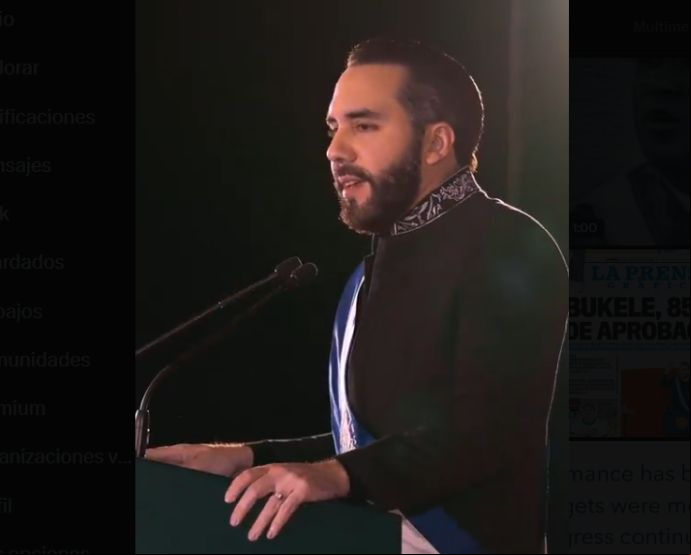 Los agentes extranjeros deberán registrarse en el RAEX dentro del plazo máximo de 90 días contados a partir de la entrada en vigor de la ley. /Cuenta oficial de X del presidente Nayin Bukele.