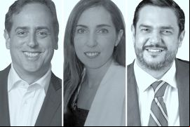 De izquierda a derecha: José Gregorio Torrealba, Francisca Levin y Ángel Escalante / Crédito de las imágenes: las firmas mencionadas.