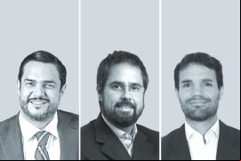 Ángel Escalante, de Escalante & Asociados (izquierda); Alexandre Pessoa, de Azevedo Sette Advogados (centro), Francisco Tassi, de Zang, Bergel & Viñes.