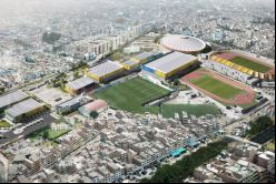 Panorámica de la Villa Deportiva Nacional construida para los Juegos Panamericanos de Lima 2019 / Tomada de la galería de imágenes de BDP Pattern